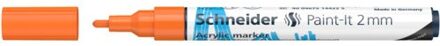 Schneider acryl marker paint-it 310 2 mm., kleur oranje