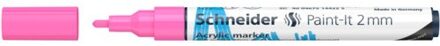 Schneider acryl marker paint-it 310 2 mm., kleur roze