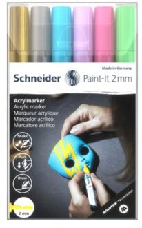 Schneider acryl marker paint-it 310 2mm etui 6st.
