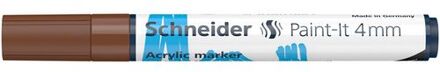 Schneider Acryl Marker Paint-it 320 4mm Bruin