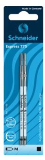 Schneider balpenvulling express 775 m op blister zwart