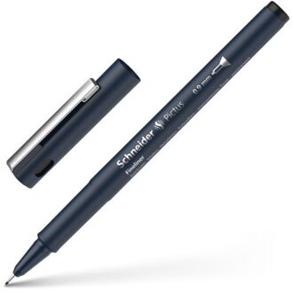 Schneider Fineliner Permanent Pictus 0,9 Mm Edelstaal Zwart