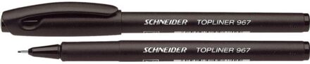 Schneider Fineliner Topliner 967 zwart