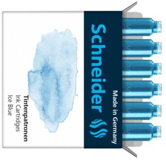 Schneider inktpatronen pastel ijs blauw doos 6st.