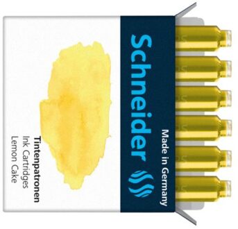 Schneider inktpatronen pastel lemon cake doos 6st.