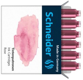 Schneider inktpatronen pastel roze doos 6st.