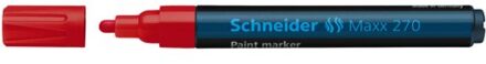 Schneider Lakmarker Schneider Maxx 270 1-3 Mm Rood Wit