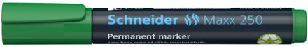 Schneider Marker Schneider Maxx 250 Permanent Beitelpunt Groen