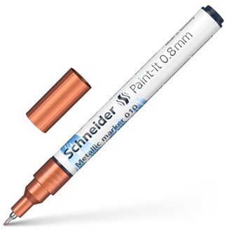 Schneider metallic marker paint-it 0,8 mm, koper