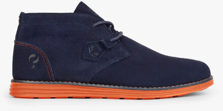 Schoen montfoort donkerblauw/oranje Veelkleurig - 44