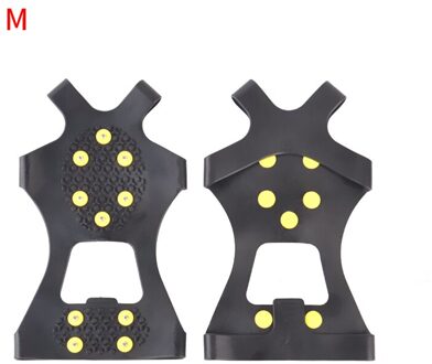Schoen Spikes 10 Studs Anti-Slip Sneeuw Ijs Klimmen Ski Shoe Spikes Grips Crampons Cleats Overschoenen Stijgijzers Loopschoenen spike
