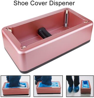 Schoen Wikkelen Machine Automatische Schoenen Dekken Machine Smart Dispenser Huishoudelijke Hand Gratis Schoen Film Schoen Dispenser Paars