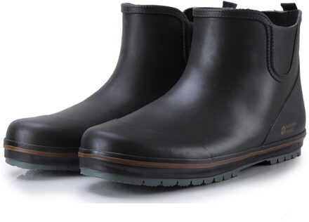 Schoenen Rubber Goedkope Waterdichte Korte Laarsjes Bont Heren Regen Laarzen Enkel Regenlaarzen Zwarte Mannelijke Comfortabele Schoenen Mode bruin 1 / 46