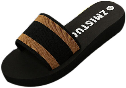 Schoenen vrouw Bad Vrouwen Schoenen Platform Bad Slippers sapato feminino Wig Strand Slippers Vrouwelijke Meisjes Slippers Schoenen A40 5.5