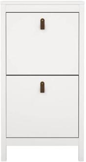 Schoenenkast Madeira - 102,9x53,8x24,6 Cm - Spaanplaat - Wit - 53.8x102.9x24.6 Cm