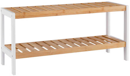 Schoenenrek Bamboe Hout - Voor 6 Paar Schoenen - 70 Cm Breed