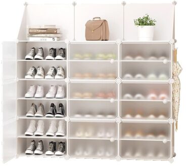 Schoenenrek Multi-layer Eenvoudige Huishoudelijke Zuinig Plank Slaapzaal Deur Opbergrek Plastic Montage Schoenenkast