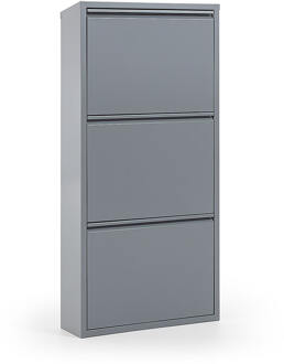 Schoenenrek Ode 50 x 103 cm 3 deuren grijs