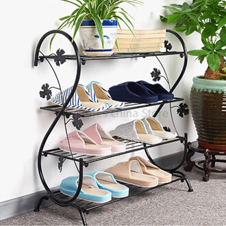 Schoenenrek Speciale Zuinig Huis Familie Slaapkamer Creatieve Mini Eenvoudige Woonkamer Deur Outdoor Smeedijzeren B