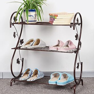 Schoenenrek Speciale Zuinig Huis Familie Slaapkamer Creatieve Mini Eenvoudige Woonkamer Deur Outdoor Smeedijzeren