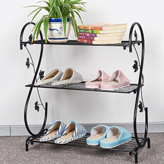 Schoenenrek Speciale Zuinig Huis Familie Slaapkamer Creatieve Mini Eenvoudige Woonkamer Deur Outdoor Smeedijzeren