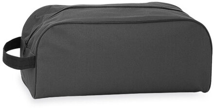 Schoenentas - 8 liter - zwart - 35 x 16 x 15 cm - polyester - ritssluiting - reizen