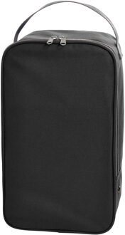 Schoenentas / reis opbergtas - 12 liter - 38 x 21 x 15 cm - zwart - sportschoenen opbergen