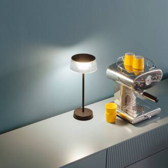 Schöner Wohnen LED-tafellamp Torre, IP44, dimbaar zwart