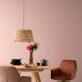 Schöner Wohnen Macra hanglamp Loom-kap naturel zwart, natuur