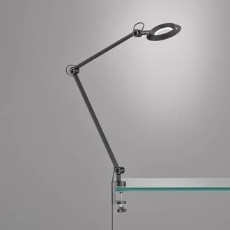 Schöner Wohnen Office LED klemlamp met sensor mat zwart