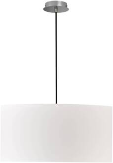 Schöner Wohnen Pina hanglamp eenvoudig, wit wit, mat nikkel, zwart