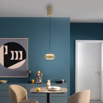 Schöner Wohnen SCHÖNER WOHNEN LED hanglamp Elmo, Sandbrise, 1-lamp, 3000 K zandbries