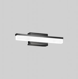 Schöner Wohnen Wide LED badkamer wandlamp, 30 cm zandzwart