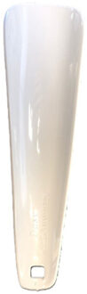 Schoenlepel kunststof - wit - 15 cm - Schoen instaphulp - Schoenen accessoires