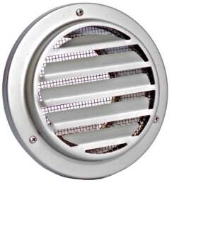 Schoepen Ventilatierooster Weha Rond 10 cm RVS