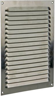 Schoepenrooster 200x250mm Zilver