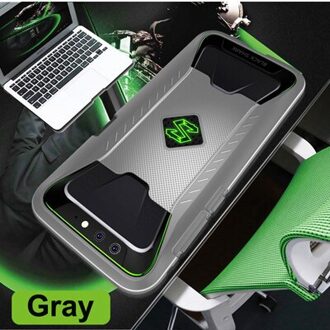 Schokbestendig TPU soft telefoon Gevallen Voor xiaomi Black Shark Case Warmteafvoer Cover Ondersteuning Gamepad voor xiaomi mi blackshark 1 Grijs