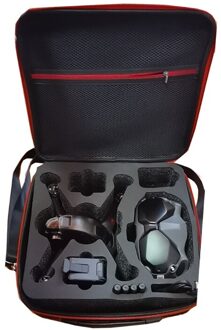 Schokbestendig Waterdichte Nylon Opbergtas Reizen Draagtas Beschermende Doos Voor D-JI Fpv Bril V2/Fpv Combo Drone H052 zwart enkel en alleen zak
