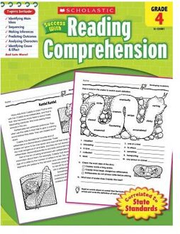 Scholastic Success with Reading Comprehension, Grade 4 Workbook