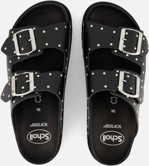 Scholl Beatriz Slippers zwart Leer - 37,38,41