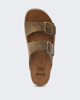 Scholl Heren bora 2 buckles man Groen - 43