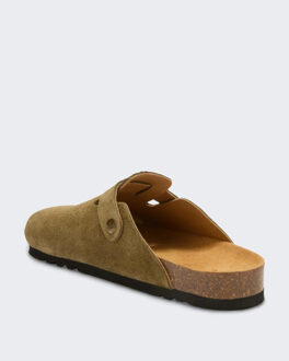 Scholl Heren olivier pantoffel Groen - 44