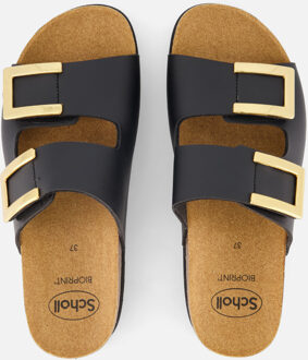 Scholl Monterey Slippers zwart Synthetisch - 36,37,38,39,40,41,42