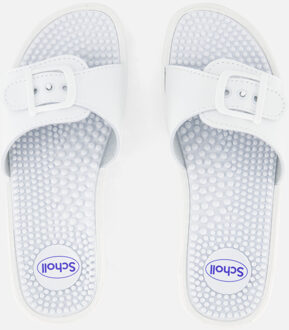 Scholl New Massage Slippers wit Synthetisch - 38,39,41,42