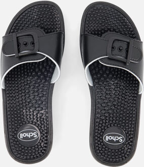 Scholl New Massage Slippers zwart Synthetisch - 39