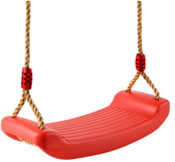 schommel - rood - kunststof - voor kinderen - weersbestendig