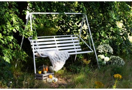 Schommelbank 3 Zits Suvisaari Wit/Wit Black