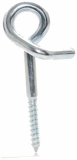 Schommelhaak -1x stuks - krulhaken - verzinkt staal - 160 mm