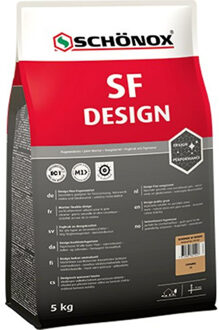 Schonox Sf design design flexibele voegmortel 5kg zilvergrijs 641718
