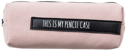 School Student Etui Geometrische Patronen Eenvoudige Potlood Pen Case Cosmetische Make-up Bag Storage Pouch Purse